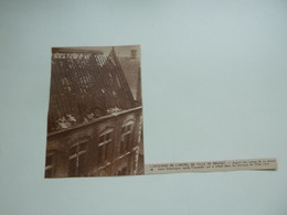 Origineel Knipsel ( F 448 ) Uit Tijdschrift " La Patriote Illustré " 1946 :  Brand  Incendie  Bruges  Brugge - Ohne Zuordnung