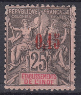 INDE : TYPE GROUPE SURCHARGE N° 22 OBLITERATION LEGERE - COTE 140 € - Usados