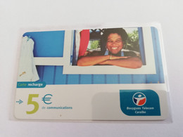 Caribbean Phonecard St Martin French Caribbean ANTILLES FRANCAISES RECHARGE BOUYGUES  5 EURO   **6488 ** - Antille (Francesi)