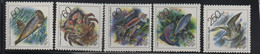 LOT 385 - RUSSIE  N° 6008/6012 **  FAUNE MARINE - PHOQUE - CRABE - POISSON - OISEAU - Nuevos