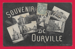 CPA Ourville - Souvenir De Ourville - Ourville En Caux