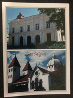 Postcard El Salvador, San Miguel Church  2012 ( UPAEP Stamps) - El Salvador