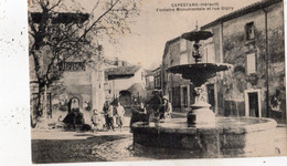 CAPESTANG FONTAINE MONUMENTALE ET RUE GIGIRY - Capestang