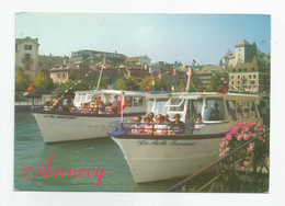 74 Haute Savoie Annecy Bateaux Le Bel Indifferent Et La Belle Inconnue Au Port Bateau - Annecy