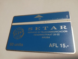 ARUBA L&G   CARD   AFL 15,- 60  UNITS  SERIE 004A     Fine Used Card  **6498** - Aruba