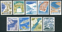 YUGOSLAVIA 1962 Tourist Resorts II MNH / **.  Michel 994-1002 - Nuovi