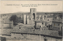 84    Pernes  Les Fontaines  - Vue Generale, La Paroisse, L'eglise Notre Dame - Pernes Les Fontaines