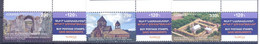 2021. Armenia, Historical And Cultural Monuments Of Armenia, 3v + Labels, Mint/** - Armenien