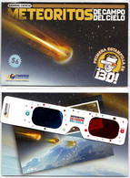 Argentina 2007 Meteors Meteorites Space Complete Souvenir Sheet With 3D Glasses  Closed Pack MNH - Nuevos