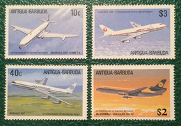 1959 - Antigua - Barbuda - 50th Anniversary Of The First Jet Flight  - 4 Stamps - New - Antigua Und Barbuda (1981-...)