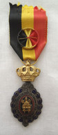 Décoration Civique Belge - Médaille D'or De Chevalier. - Bélgica