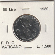 Vatican - 50 L 1980 FDC - Vaticano