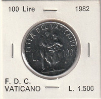 Vatican - 100 L 1982 FDC - Vaticano