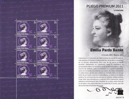 2021-ED. 5513 EN PLIEGO PREMIUM- Personajes. Centenario Fallecimiento Emilia Pardo Bazán - NUEVO - Volledige Vellen