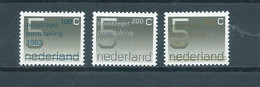 1983 Netherlands Complete Set Poststaking Noodzegel 100/200/300 Cent Overprint MNH/Postfris/Neuf Sans Charniere - Ungebraucht