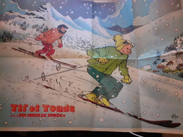 Affiche TIF Et TONDU Héros De SPIROU WILL Journal De Spirou 1978 - Tif Et Tondu