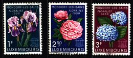 Luxembourg 1959 Mi 606-608 Flowers - Gebraucht
