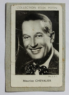 Image Carte Photo Maurice Chevalier Collection Félix Potin Célébrités Contemporaines 1952 - Sammelbilderalben & Katalogue