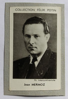 Image Carte Photo Aviateur Jean Mermoz Collection Félix Potin Célébrités Contemporaines 1952 - Albums & Katalogus