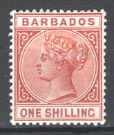 Barbados 1882 Y.T.46 */MH VF/F - Barbados (...-1966)