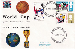 England United Kingdom UK 1966 Cover: Football Soccer Fussball Calcio; FIFA World Cup - 1966 – Inglaterra