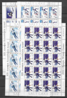 2002 MNH Belarus Mi 439-42 - Winter 2002: Salt Lake City