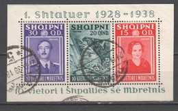 Albanien 1938 , Nr 278B , 282B ,283B Gestempelt - Albania