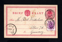 16498- ORANGE FREE STATE-OLD Railways POSTCARD BLOEMFONTEIN To ULM(germany)1903.British Colonies.Carte Postale.POSTKARTE - Orange Free State (1868-1909)