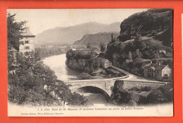 HCF-34 Pont De Saint-Maurice Et Forteresse Et Poste De Police Vaudois Non Circulé.  Jullien 5873 - Saint-Maurice