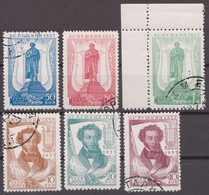 Russia Russland 1937 Mi 549-554 Used Mi 549Ax, 550Dx, 551Ax, 552Dx, 553Cx, 554Dx - Used Stamps