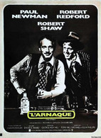 ► CPSM  Carte Affiche De Cinéma  L'arnaque Paul Newman Robert Redford - Affiches Sur Carte