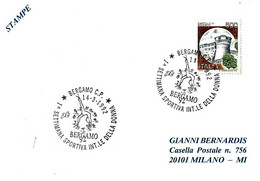 ITALIA - 1992 BERGAMO 1^ Settimana Sportiva Della Donna - 5920 - 1991-00: Storia Postale