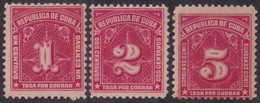 1914-159 CUBA REPUBLICA 1914 TASA POR COBRAR POSTAGE DUE ORIGINAL GUM. - Nuevos