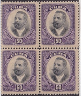 1910-196 CUBA REPUBLICA 1910 50c MNH ANTONIO MACEO PATRIOT. - Ongebruikt