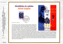 ✅ " REHABILITATION DU CAPITAINE DREYFUS " Sur Feuillet CEF 1° Jour Multilingue De 2006 N°YT 3938 Parfait état. FDC - Militaria