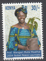 Kenya 2012 Nobel Peace Prize 2004 - Prof. Wangari Muta Maathai Stamp 1v MNH - Kenya (1963-...)