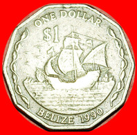 * GREAT BRITAIN (1990-2018): BELIZE  1 DOLLAR 1990! SHIP! LOW START  NO RESERVE! - Belize