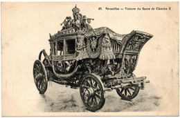 Musée : Versailles : Voiture Du Sacre De Charles X : Carrosse - Museum