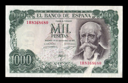 España Error 1000 Pesetas J. Echegaray 1971 Pick 154 Serie 1R MBC+ VF+ - 1000 Pesetas