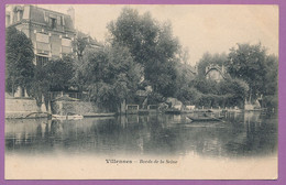 Villennes - Bords De Seine (animation) - Circulé 1905 - Villennes-sur-Seine