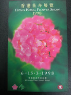 HONG KONG RAILWAY TICKET - HONG KONG FLOWER SHOW 1998 Souvenir Ticket (MTR) Pack - Chemin De Fer