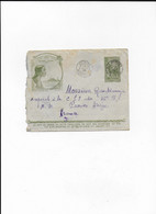 MADAGASCAR  Cachet Postal De BETROKA  De 1936 Sur Entier Postal - Madagascar (1960-...)