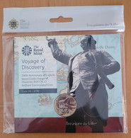 UK Royal Mint 2 Pounds 2020. Captain James Cook. BU. Original Mint Pack. Sealed. - 2 Pond