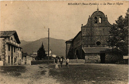 CPA AK BIDARRAY - La Place Et L'Église (365348) - Bidarray