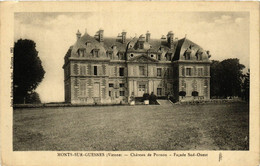 CPA AK MONTS-sur-GUESNES - Chateau De Purnon - Facade Sud-Ouest (365538) - Monts Sur Guesnes