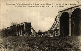 CPA AK Destruction Du Viaduc De DANNEMARIE Sur Rgue Aperce ée 20 Aout (366274) - Dannemarie