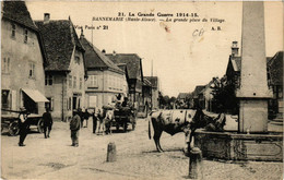 CPA AK DANNEMARIE - La Grande Place Du Village (366289) - Dannemarie