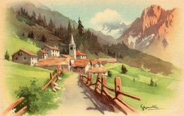 - Village Et Paysage De Montagne - Carte Postée à COLORADO SPINGS En 1958 - Scan Verso - - Colorado Springs