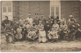 Guerre 14/18  Carte Photo D'un Groupe Nde Musiciens - Weltkrieg 1914-18