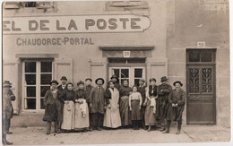 CARTE PHOTO-HOTEL DE LA POSTE-CHAUDORGE PORTAL - Zu Identifizieren